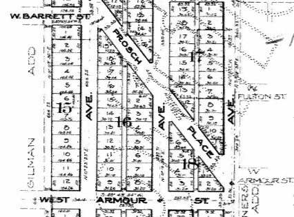 Portion of Prosch's Queen Anne Addition to the City of Seattle, 1909