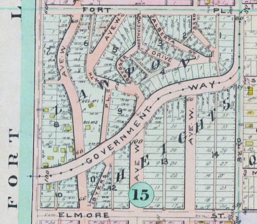 Map of Lawton Heights Addition, Magnolia, 1912 Baist Atlas