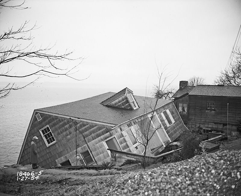 Landslide at 2445 Perkins Lane W