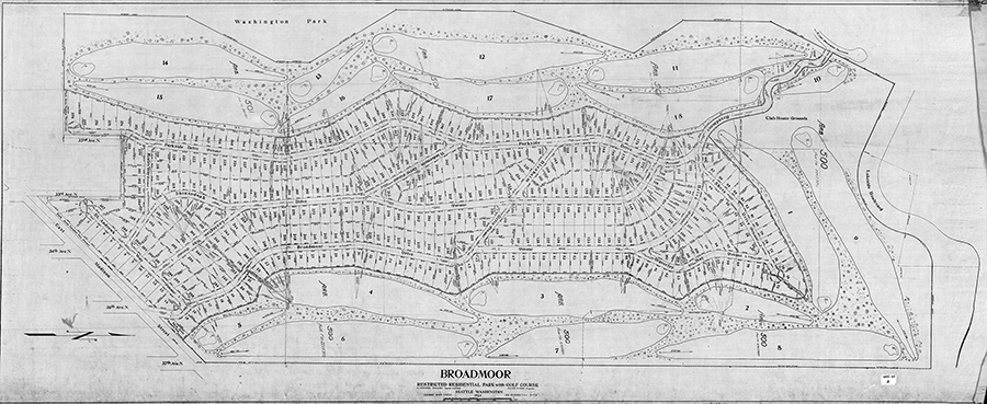 Broadmoor: Restricted Residential Park With Golf Course, 1924.