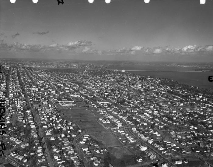 Aerial view of Judkins Park and Playground, 1965