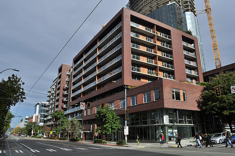 Rollin Street Flats, northeast corner of Westlake Avenue N and Denny Way, South Lake Union