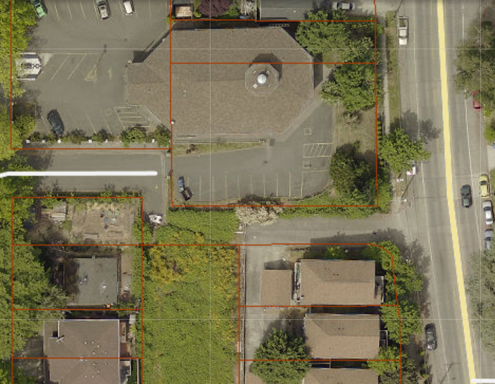 King County Parcel Viewer showing S Norman Street at Martin Luther King Jr. Way S