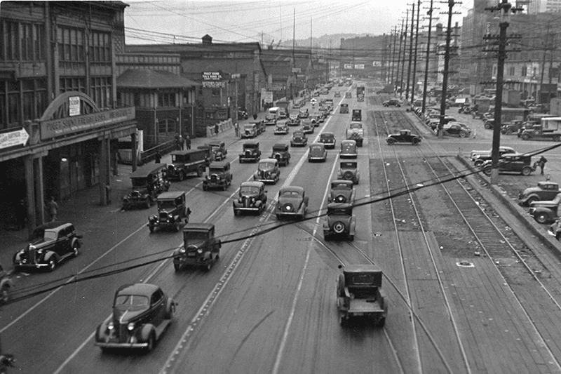 Alaskan Way, July 1939