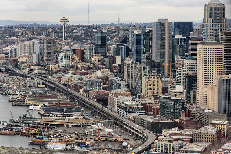 Alaskan Way Viaduct, February 2018