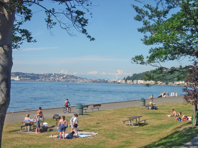 Alki Beach, July 4, 2005