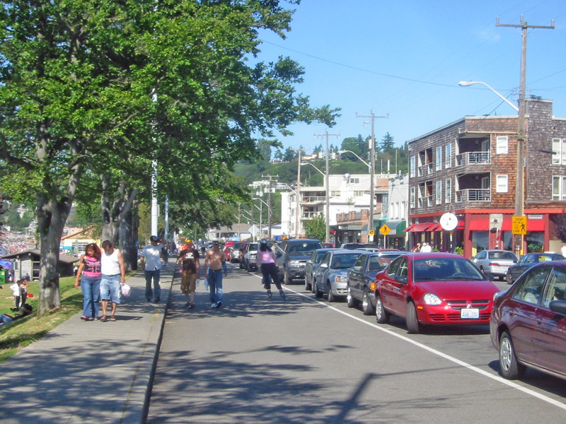 Alki Avenue, July 4, 2005