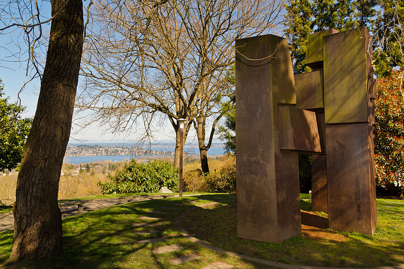 View of Union Bay and Lake Washington from Louisa Boren Park, March 2013