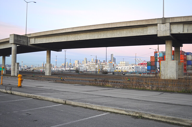 Seattle skyline from Klickitat Avenue