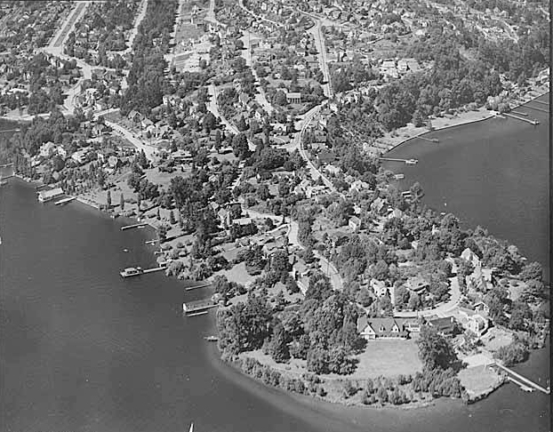 Aerial view of Laurelhurst from the south, 1938