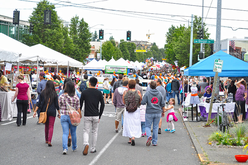 West Seattle Summer Fest at SW Oregon Street, July 2013
