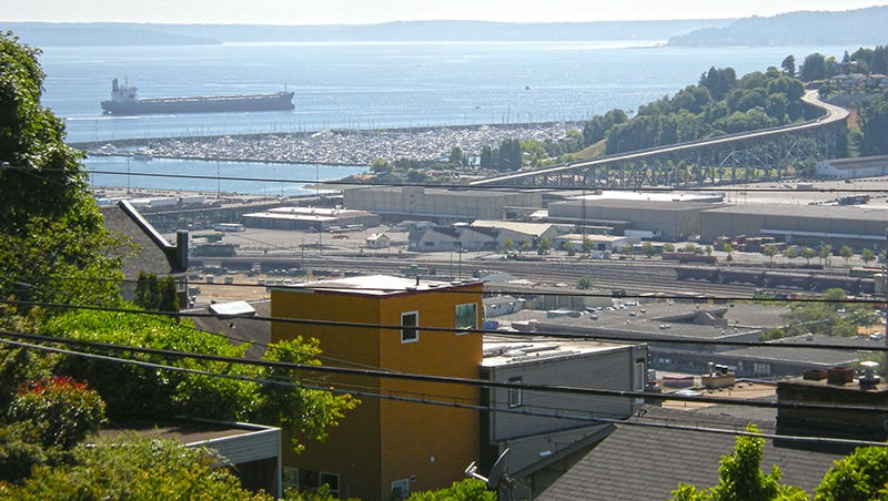 Smith Cove from Soundview Terrace Park, July 2008