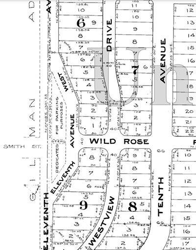 Portion of 1905 Plat of Sound View Addition to Queen Anne