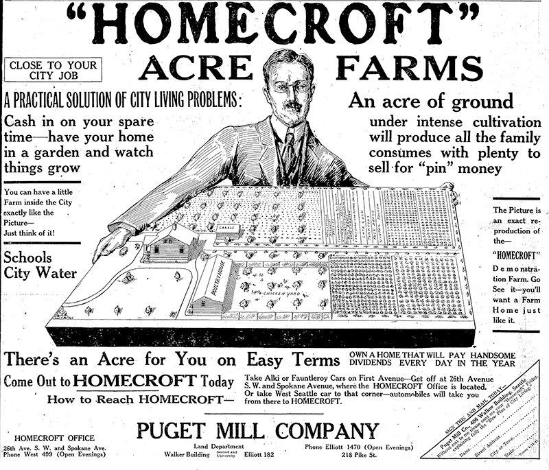 Homecroft advertisement, The Seattle Times, June 20, 1920, page 11